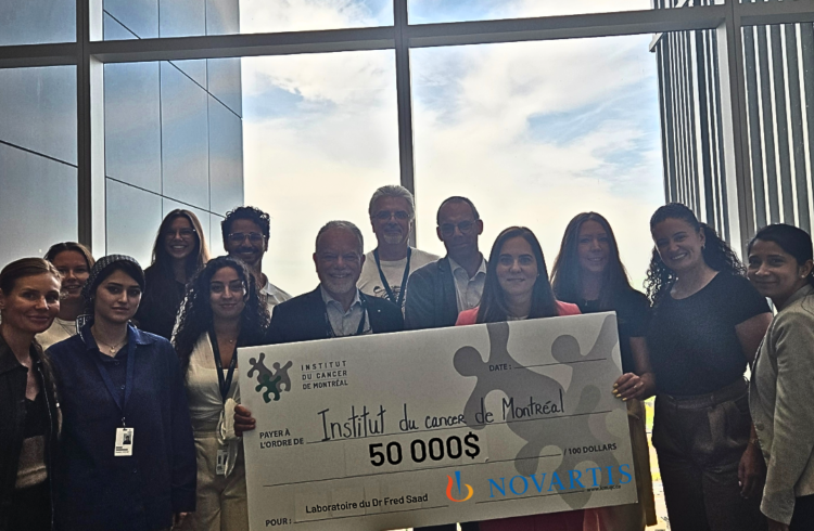 Novartis apporte son support pour accélérer les avancées sur le cancer de la prostate réalisées au CrCHUM